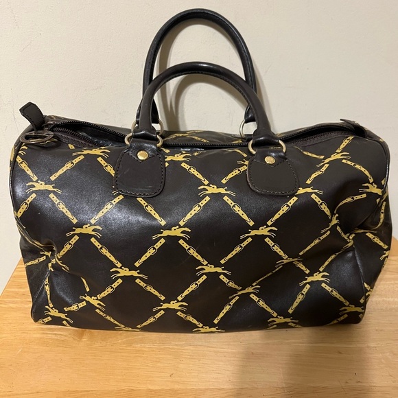 Longchamp Vintage Leather Satchel - Picture 2 of 10